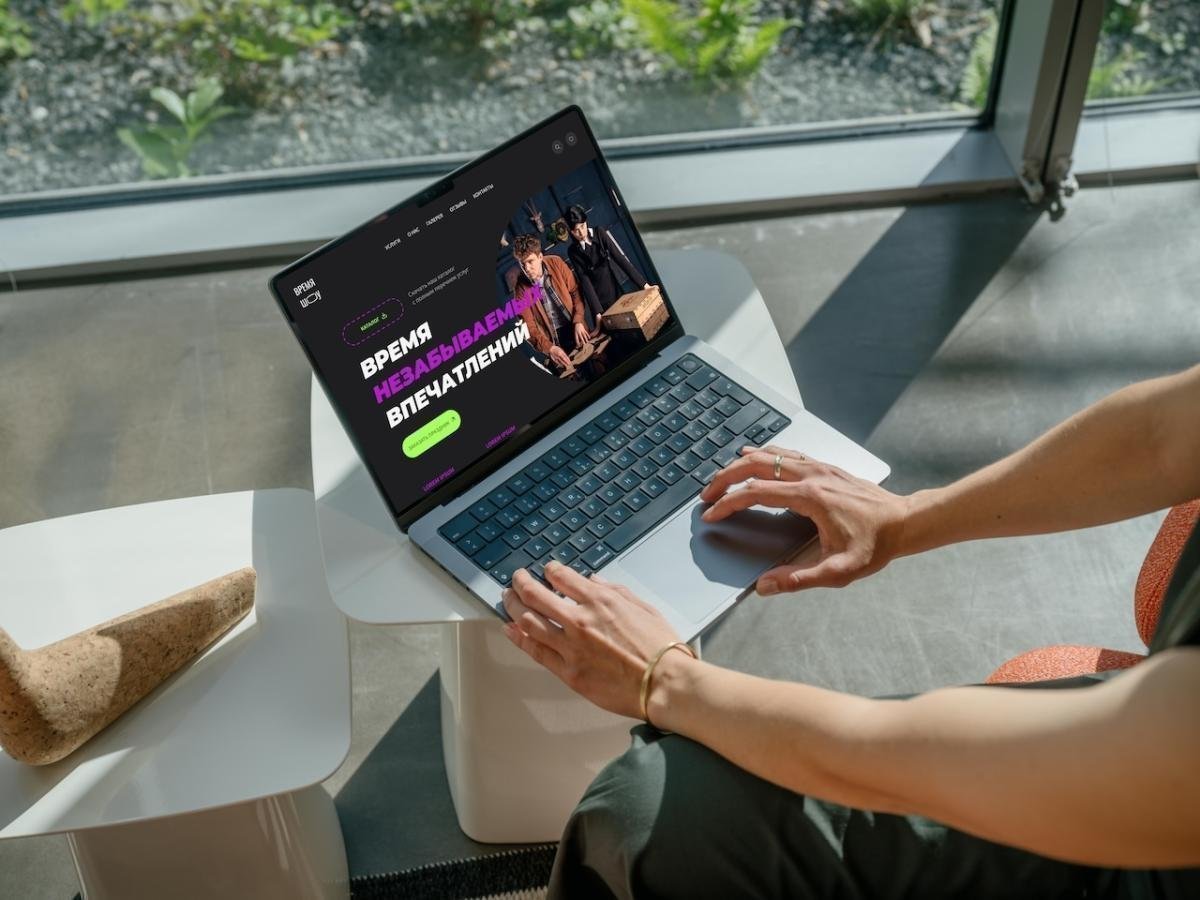 Разработка дизайна сайта для Время Шоу